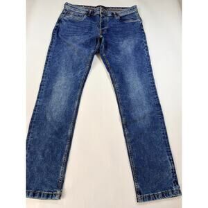 Gutteridge Men’s Italian Jeans – Dark Wash – Size US 40 / EU 50 / IT 54